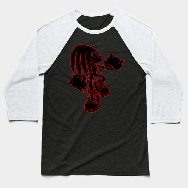 Knuckles - Inverted Baseball T-Shirt by A10theHero